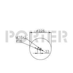 PT 4933-K COMPLETE AIR SPRING 12